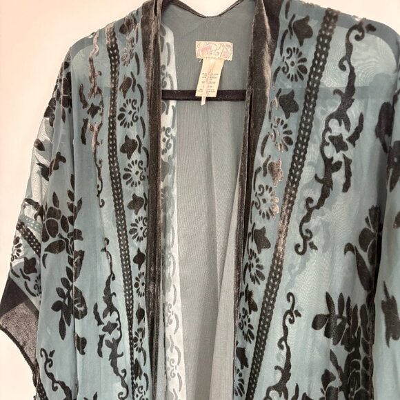 Nightbird Burnout Duster- Green - Picture 3 of 7